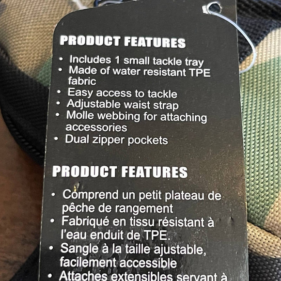 NWT Lunkerhunt LTS Fishing Waist Bag w/ Tackle Box - Picture 5 of 12